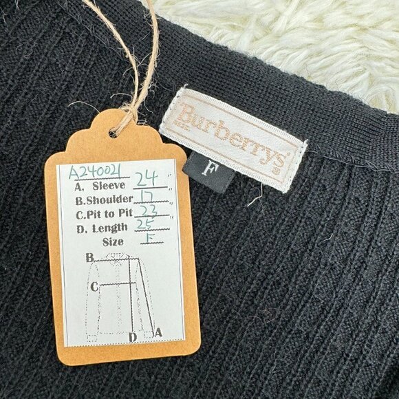 Burberrys Vintage Cardigan Unisex - Picture 3 of 9